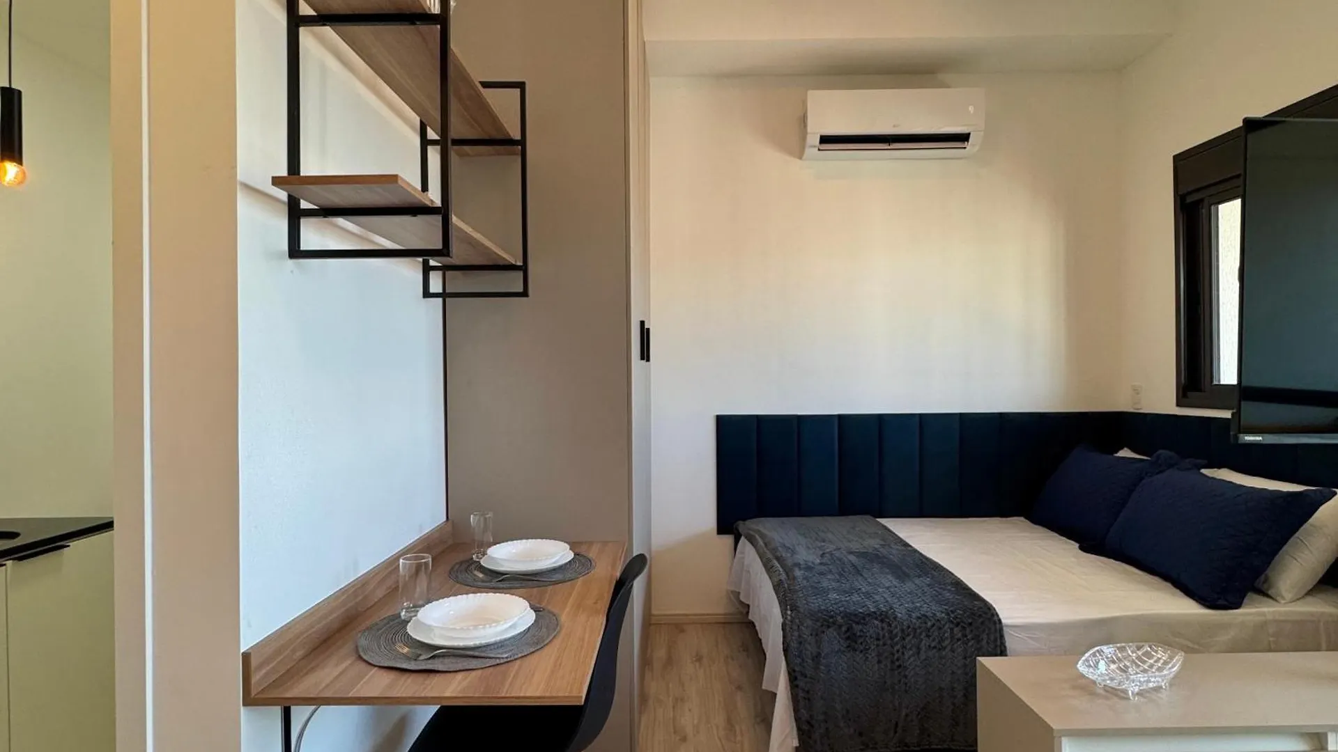 Studio Completo No Brooklin A 200M Da Estacao Brooklin São Paulo Apartmán